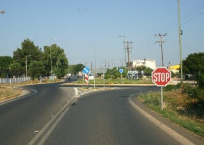 Road Safety along the road axis of Irakleo – Rethymno Old National Road