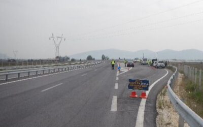 Traffic surveys along Aegean Motorway