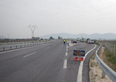 Traffic surveys along Aegean Motorway