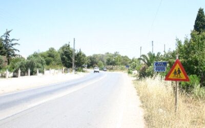 Road Safety along the road axis of City of Chania-Airport of Chania